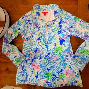 Lilly Pulitzer 1/2 zip Pullover Size S